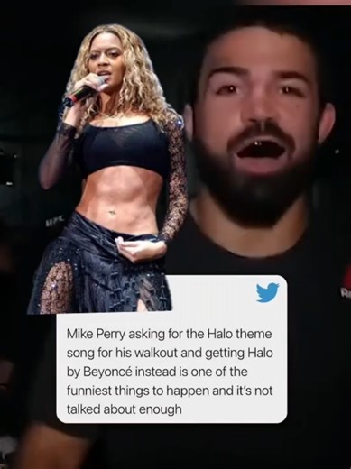 Mike Perry Asked for Halo… and Got Beyoncé Instead #ufc #mma #mikeperry #beyoncé #halo