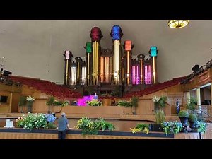 Salt Lake Tabernacle Acoustics Demonstration including 3 Pins and 1 Nail Drop