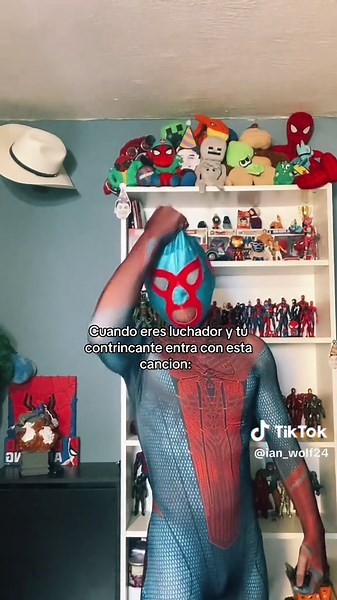 El Texano Jr… #luchalibre #comedia #spiderman #tejano #parati #aaa #entrada