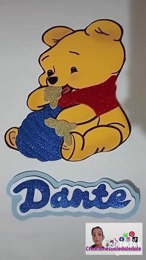 Figuras de Winnie Pooh en Foami: Manualidades Creativas