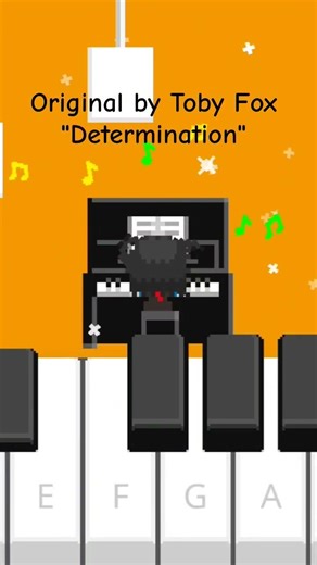 DETERMINATION UNDERTALE GAME.OVER SONG IN BOKU BOKU #bokuboku #undertale #deltarune #music #piano