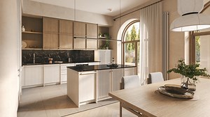 Kitchen Fiuggi Animation 3ds Max