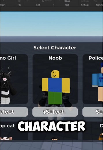 Roblox Studio Character Selection Tutorial