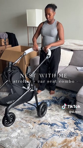 assemble the Evenflo Pivot Travel System stroller w/me at 33 weeks pregnant #nesting #evenflo #carseat #stroller #nestwithme #33weekspregnant