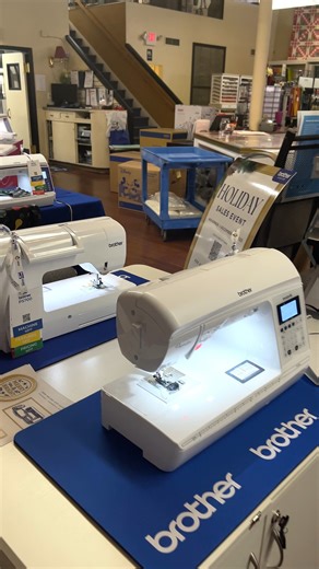 🧵✨ Machine Order Restocked! ✨🧵 All of your favorite sewing machines are back in stock at Nebraska Quilt Company! Want help choosing the perfect fit? 📅 Schedule a 1:1 machine appointment and test-drive several models so we can match you with the machine that fits YOUR needs. 👉 Book here: https://www.nebraskaquiltcompany.com/pages/1-on-1 | Nebraska Quilt Company