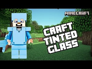 How to Craft Tinted Glass in Minecraft 2024?