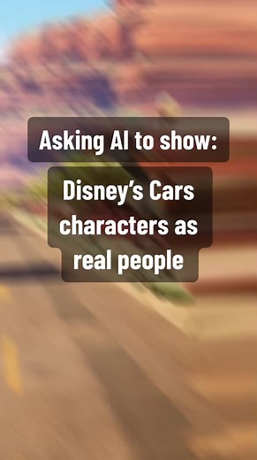 Disney’s Cars characters as real people. Made with Midjourney #disneycars #cartoonsirl #lightningmcqueen