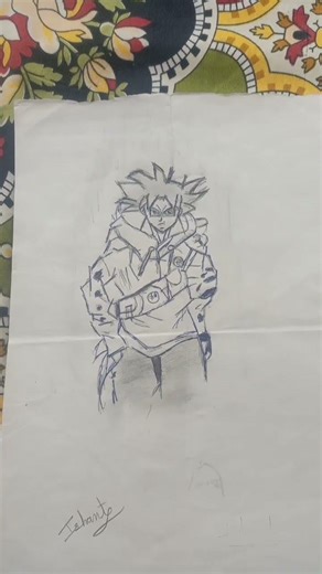 drip Goku#drawing #art #shorts