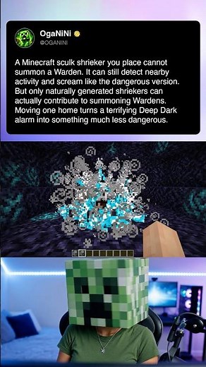 Minecraft’s Sculk Shrieker Has a Hidden Warden Rule
