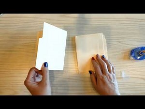 Say Cheese Halloween File Folder Mini Album Tutorial