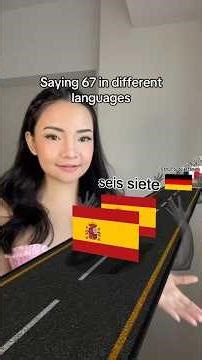 Saying 67 in different languages