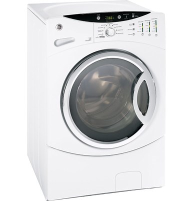 GE® ENERGY STAR® 3.5 DOE Cu. Ft. Capacity Frontload Washer with Stainless Steel Basket|^|WCVH6800JWW