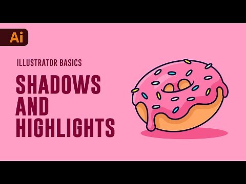 Adobe Illustrator Tutorial - Color with Shadows and Highlights