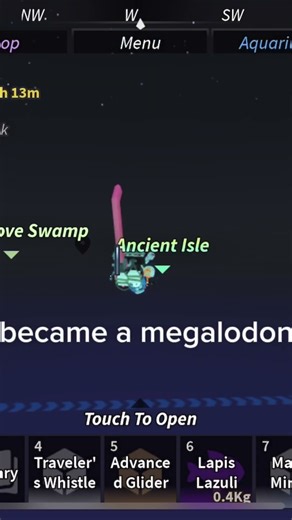 I became a megalodon #roblox #fisch