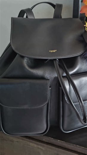 Coach Crosby Backpack | color Black 🖤| #coachbags #coachoutlet #coachbackpack ‪@coach‬ #backpack