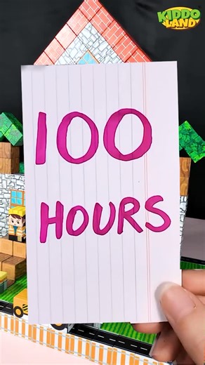 Kiddo Land on Instagram: "10Min Vs 1000Hours Challenge Magnetic Blocks Edition Comment “ Blocks “ For Link"