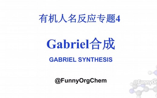 有机人名反应专题4:Gabriel合成