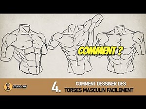 How to Draw Male Torsos Easily and Quickly