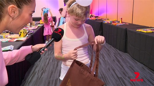 Sydney's Royal Easter Show is still a month away but some VIPs have already sampled the very best on offer. Fifty kids from Westmead and Randwick children's hospitals have put showbags to the test so you know which ones are best. #royaleastershow | 7NEWS Sydney