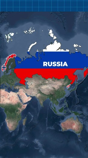how many countries seperate Norway and North Korea #norway #northkorea