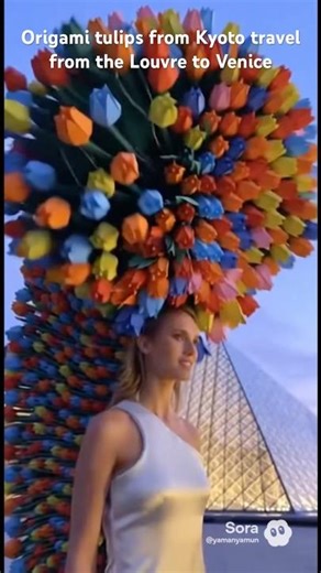 【Kyoto Origami World Tour】#3 – Venice Made by a community origami class in Kyoto #communityart