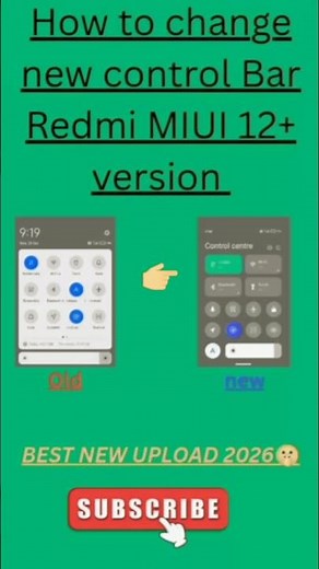 Get the New MIUI Control Center Look! (Redmi Easy Setup)💯
