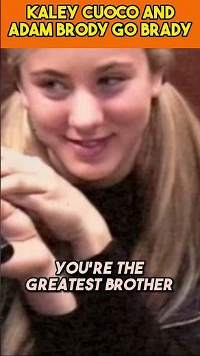 Kaley Cuoco Kisses Adam Brody in Growing Up Brady?! #thebradybunch #kaleycuoco #adambrody