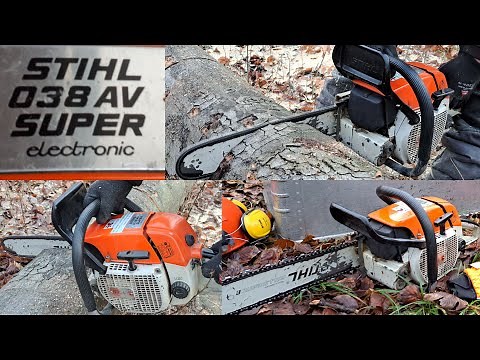 Waldeinsatz mit Stihl 038 AV Super