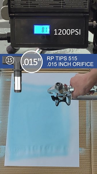 Choose The Right Airless Spray Tip. RP TIPS 515 or RP TIPS 517?