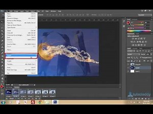 Photoshop Tutorial : Timeline Tween Animation in Photoshop CS6