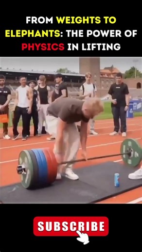 FROM WEIGHTS TO ELEPHANTS : THE POWER OF PHYSICS IN LIFTING #physics #physicsinsports #physicsshorts