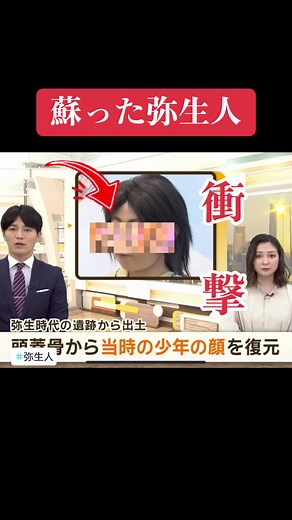 青谷かみじち史跡公園における弥生人の復元