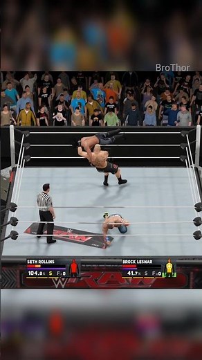 John Cena vs Brock Lesnar vs Seth Rollins vs Bigshow - WWE Raw Highlights #9