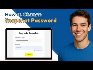 How To Change Your Snapchat Password (PC/Laptop)