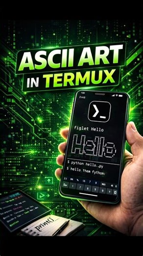 How to Run ASCII Art Tool in Termux | Create Text Art in Termux 🔥 #termux #asciiart #termuxtutorial