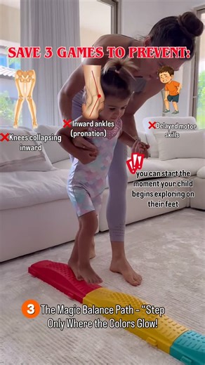 Child Posture Specialist | Valgus & Flat Feet on Instagram: "Let’s play! 👣 1. The Pom-Pom Toe Grab – “Catch the Tiny Creatures!” Pretend each pom-pom is a tiny fuzzy creature trying to escape. Your mission? Catch them with your toes! It helps: • Waking up sleepy foot muscles • Helping your arches grow stronger • Sending superpower signals to your brain 2. The Wobbly Mermaid Board – “Don’t Fall Off the Ocean Rock!” Climb onto the wobbly board and pretend you’re standing on a rock in the middle o