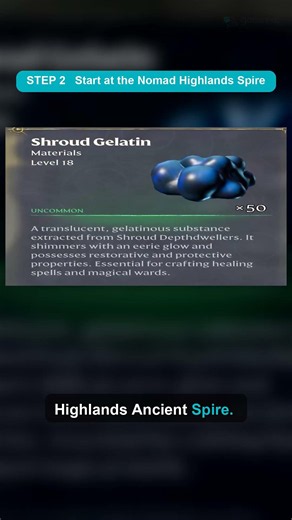 How to Get Shroud Gelatin in Enshrouded #shorts