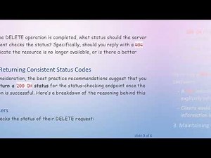 Understanding the Proper HTTP Status Code for Completed Asynchronous DELETE Operations