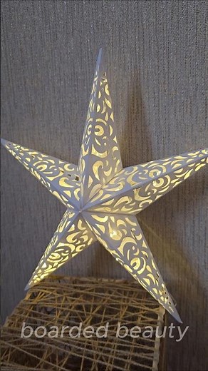 Elegant DIY Paper Star Lantern ✨ | Cozy Home Decor Idea