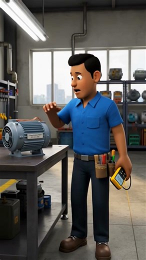 Megger . motor resestance check using megger. electrojic & iot class room