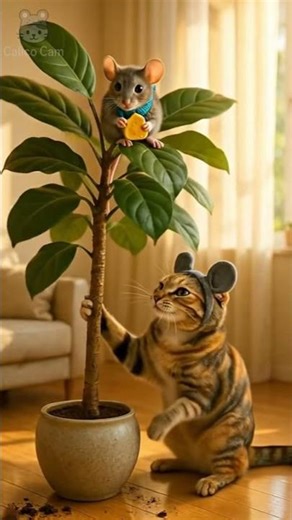 Angry Cat : Persistent Mouse 🐱🧀🐭 #FunnyCat #CatVsMouse #CartoonShorts