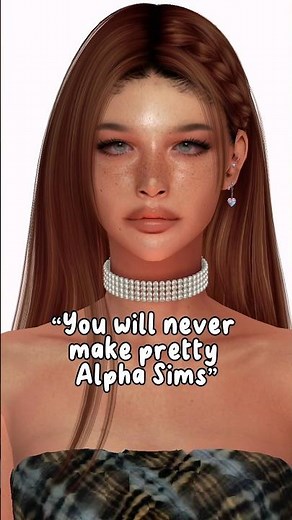 The Sims 4 Alpha CC #thesims4 #videogames #game #video #sims4cc #trend #gamer #alpha #foryou #fyp