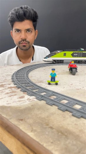 Lego High Speed Passenger Train Loco Pilot Skating Worst Superbike