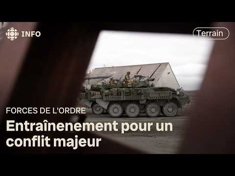 The Canadian Army is transforming the Thetford mines into a battlefield for its soldiers