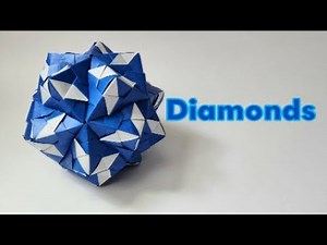 Origami Kusudama: Diamonds (Brian Beitel)