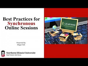 Best Practices for Synchronous Online Sessions