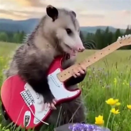 Possum shreds guitar #possum #ai #guitar