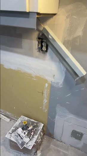 I got the kitchen, drywall and taped one more step