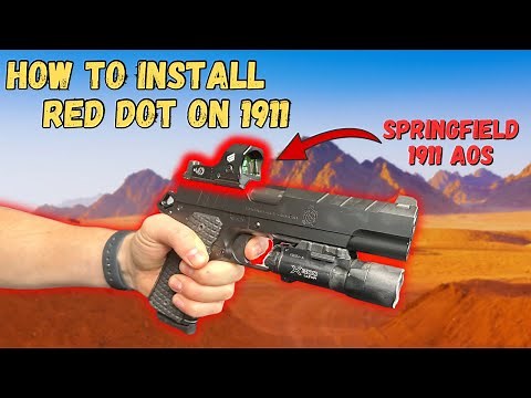 How to Install Red Dot on 1911 - New Springfield Armory 1911 AOS