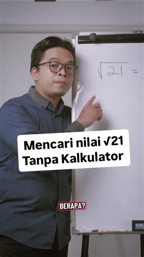 m4th-lab on Instagram: "Cara mencari nilai akar kuadrat yang bukan kuadrat sempurna. Nilai pendekatan (aproksimasi). #matematika #aproksimasi #akarkuadrat #kuadratsempurna"